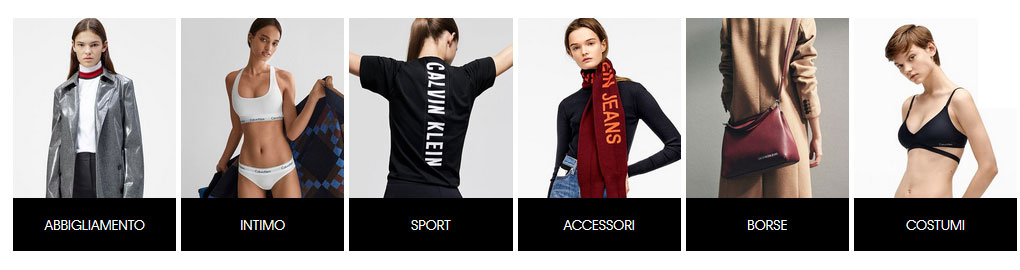 Saldi invernali donna Calvin Klein